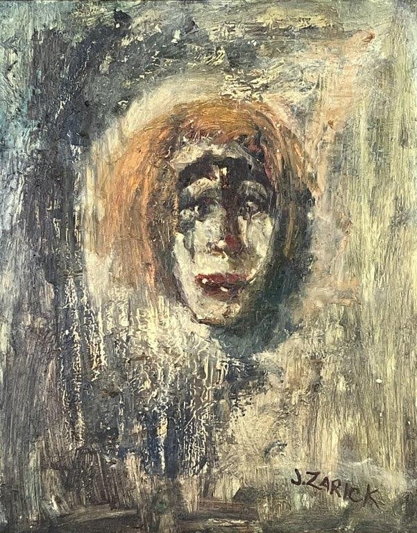 Joye Zarick, Expressionist Portrait, Oil Painting - 2