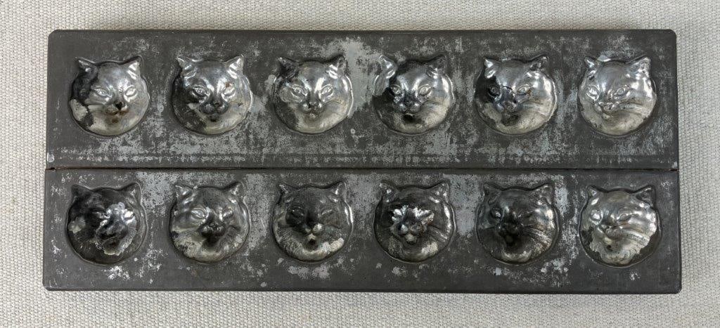 Antique Cat Candy Mold - 3