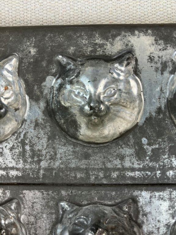 Antique Cat Candy Mold - 4
