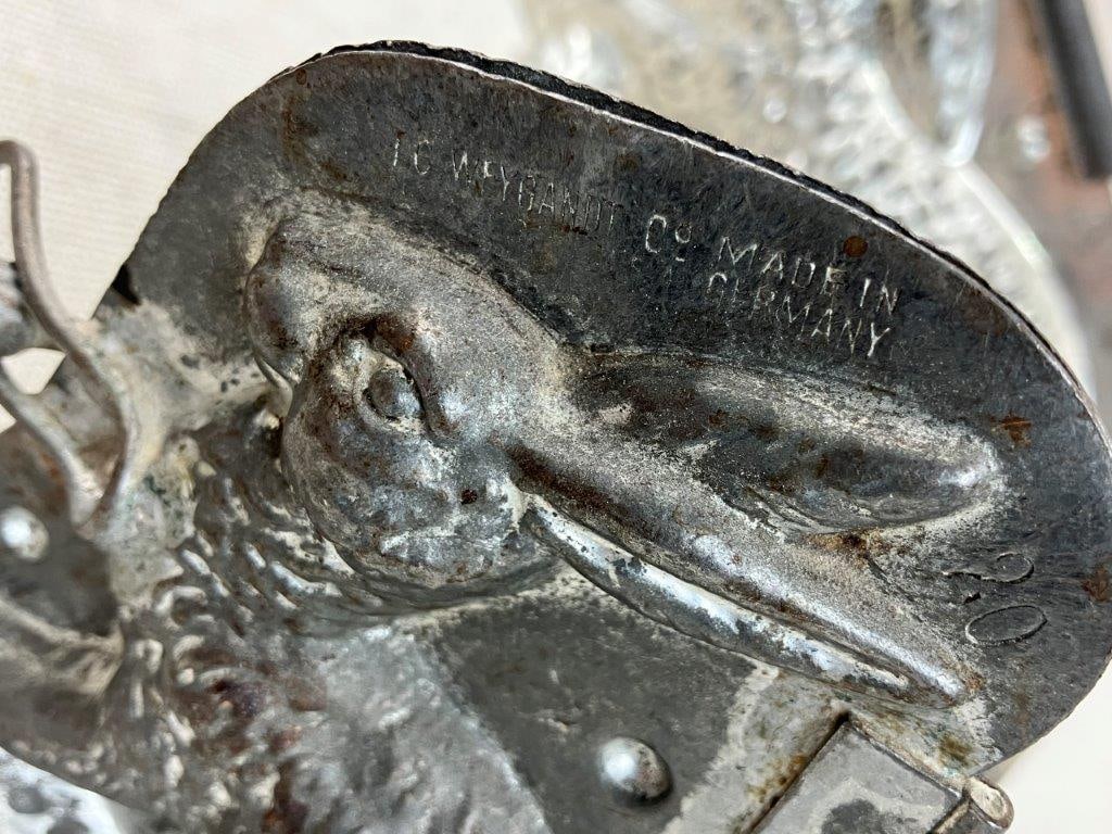 Tin Rabbit and Elephant Candy Molds - 4