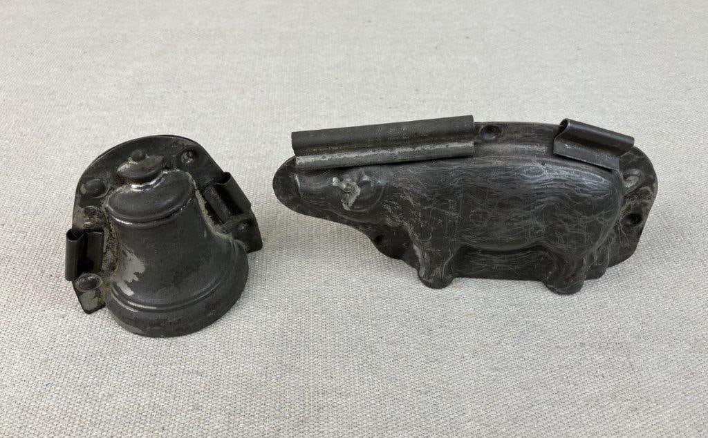 Liberty Bell and Country Pig Candy Molds - 2
