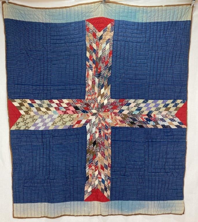 Cross Patchwork Quilt (1 of 8)