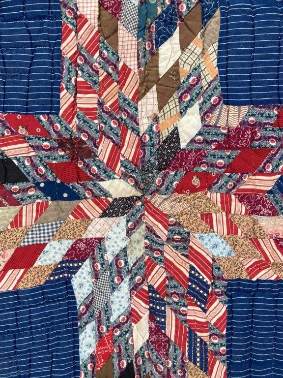 Cross Patchwork Quilt - 2