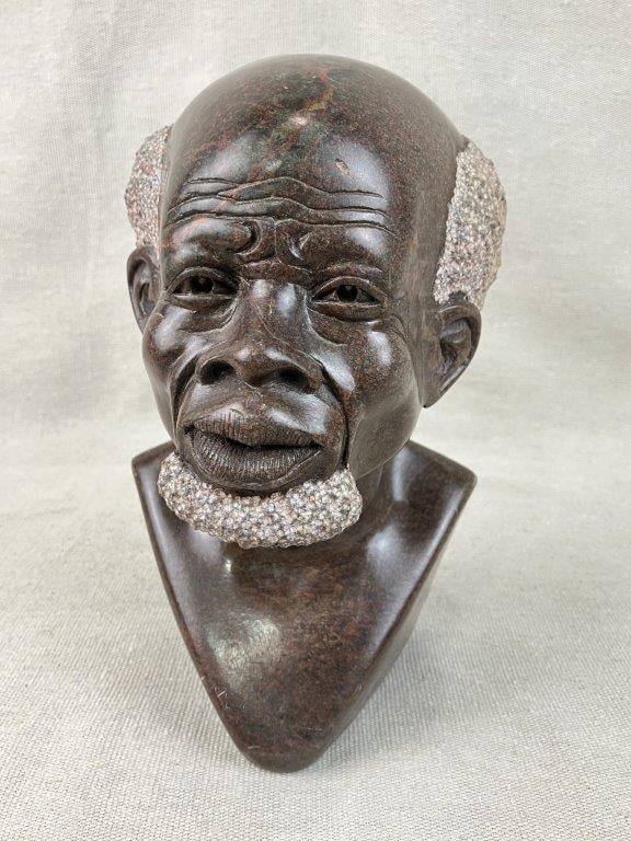 African-American Stone Bust (1 of 7)