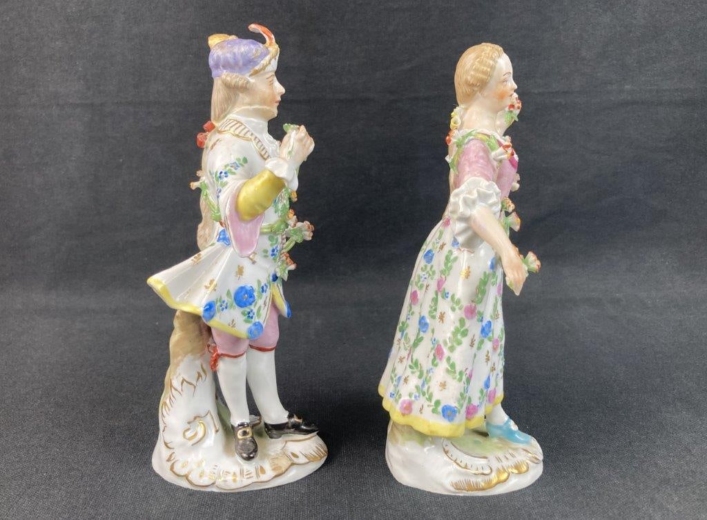 Carl Thieme Dresden Porcelain Figures - 4