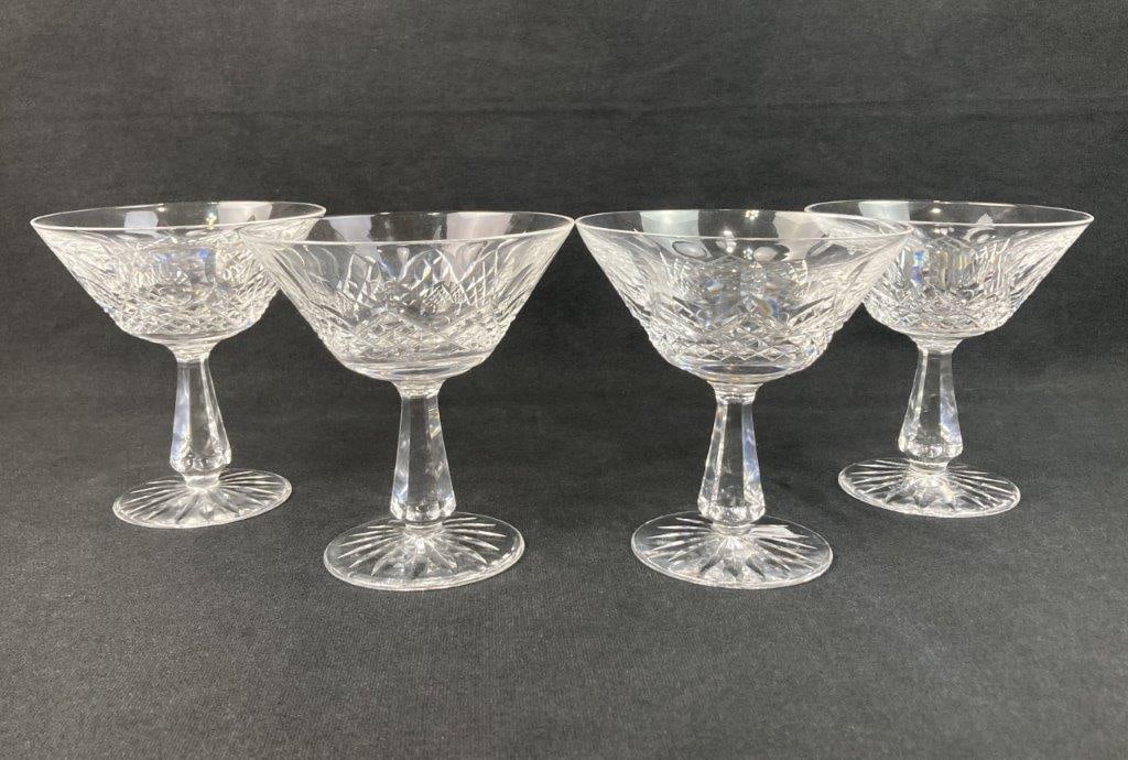 Four Waterford Kenmare Tall Sherbet Glasses - 2