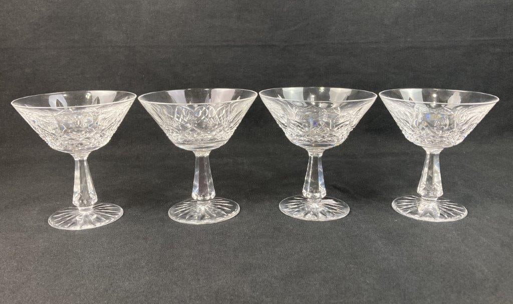 Four Waterford Kenmare Tall Sherbet Glasses - 3
