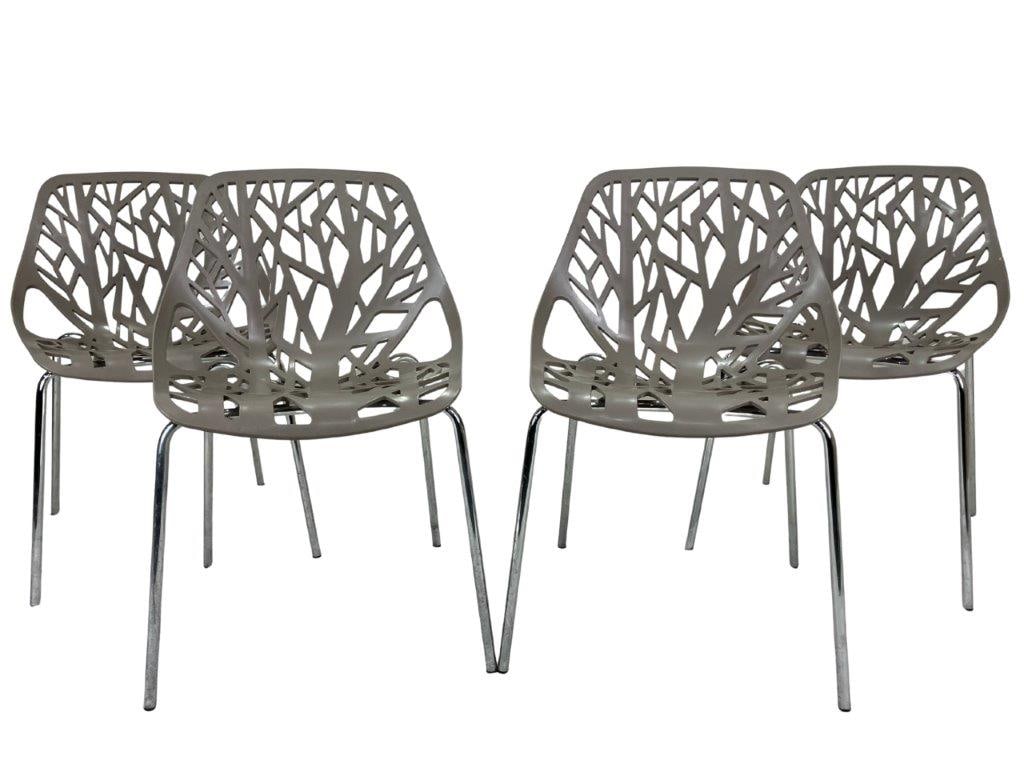 LeisureMod Asbury Stackable Chairs