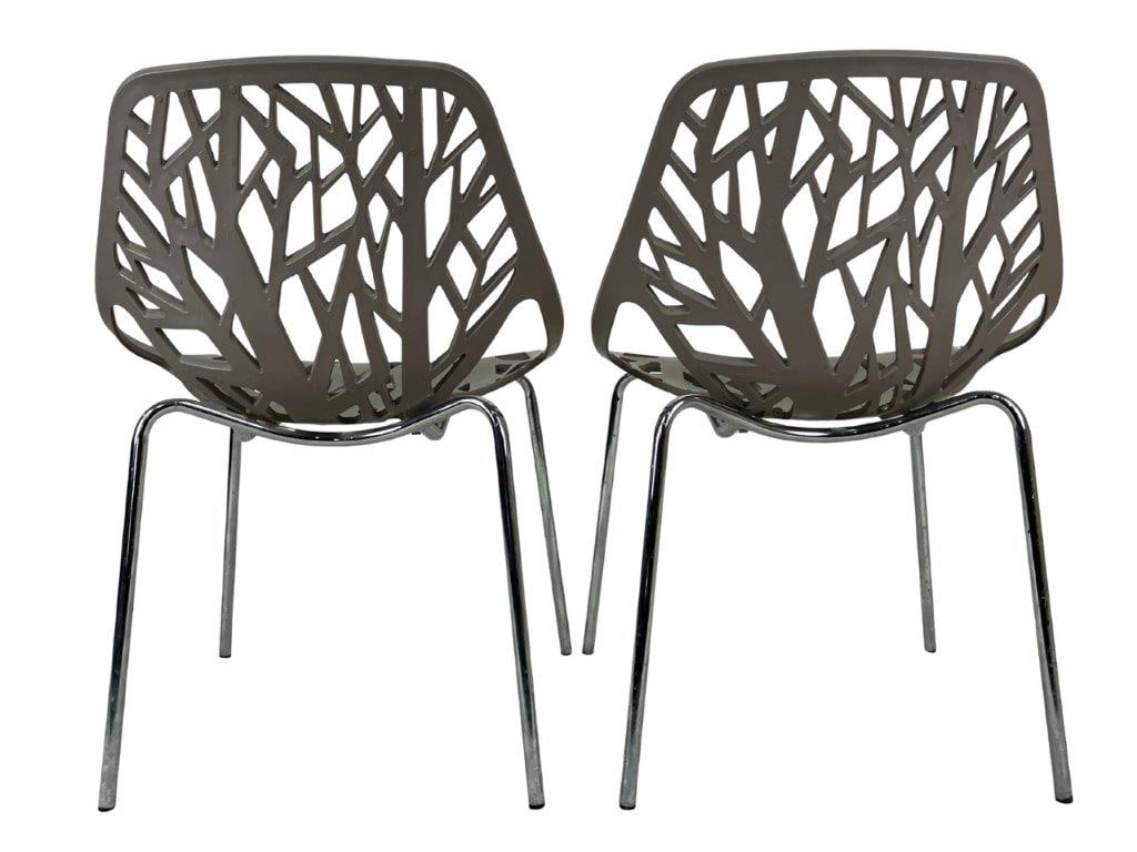 LeisureMod Asbury Stackable Chairs - 5