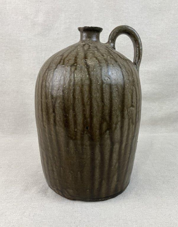Southern Alkaline Glaze Stoneware Jug - 3