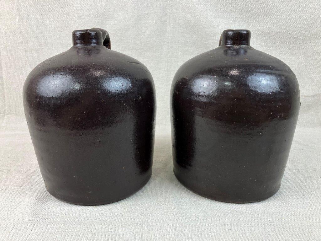 Two Albany Slip Stoneware Jugs - 3