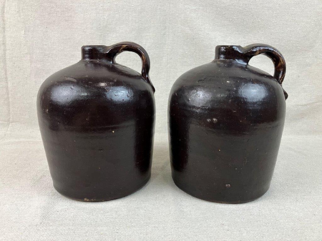 Two Albany Slip Stoneware Jugs - 4