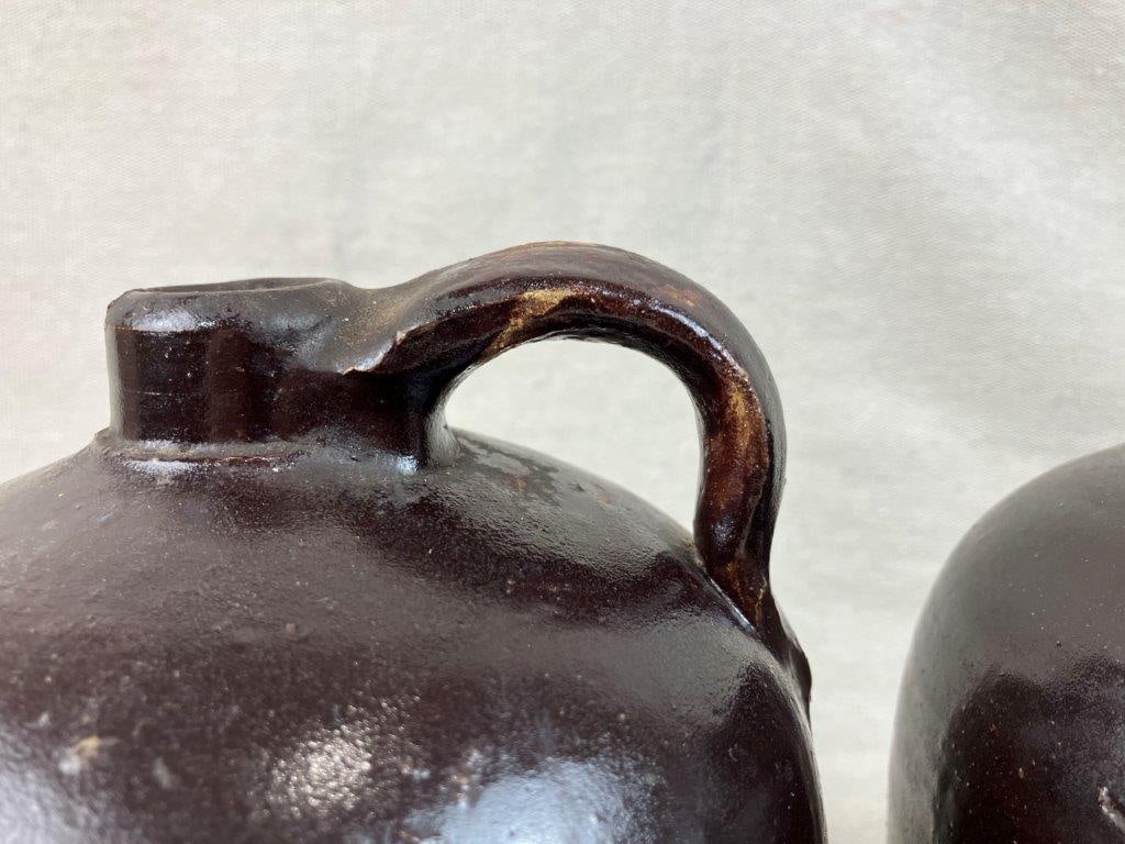 Two Albany Slip Stoneware Jugs - 5