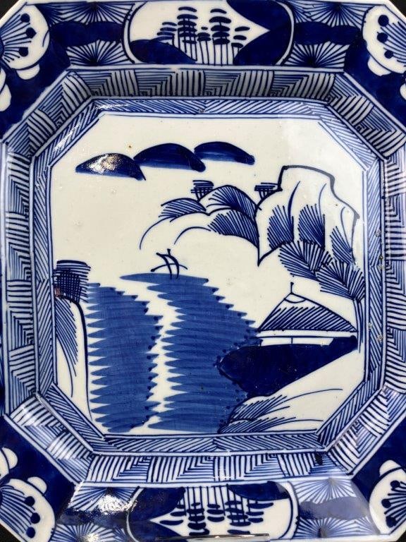 Blue and White Imari Plate - 3