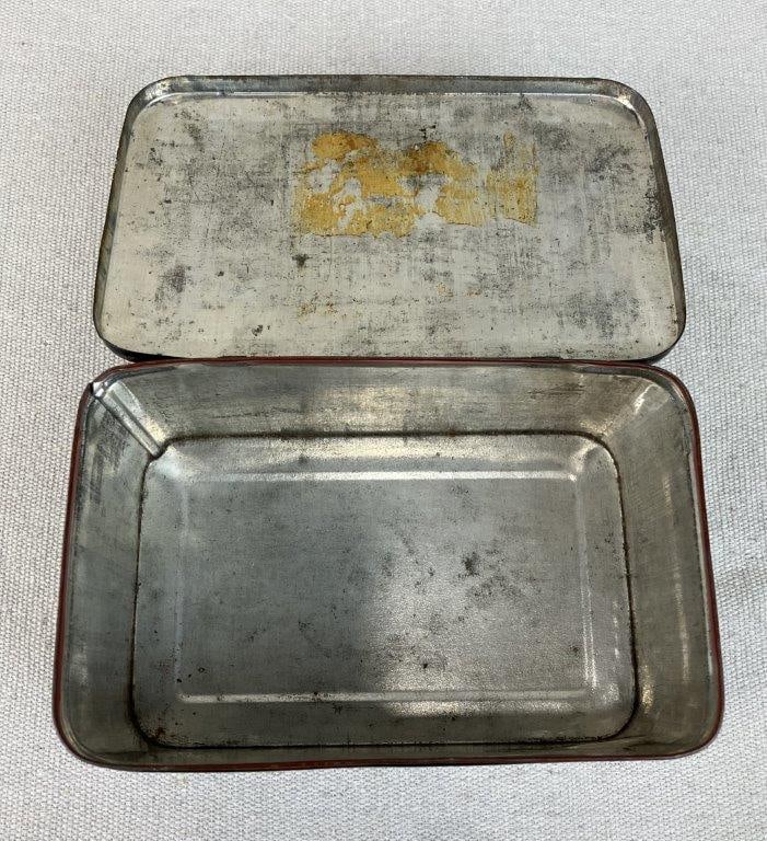 Two Black Toleware Floral Boxes - 11