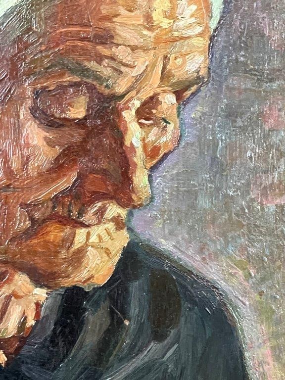 Joseph Margulies, Portrait of Elderly Woman, Oil Painting - 3