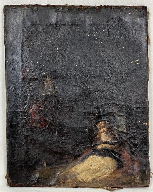 Dutch Baroque School, Penitent Mary Magdalene, Oil Painting (1 of 6)