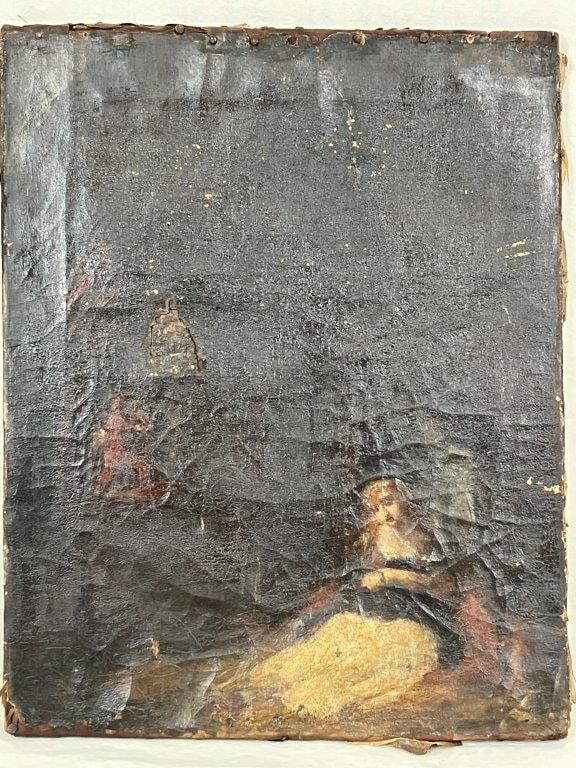 Dutch Baroque School, Penitent Mary Magdalene, Oil Painting - 2