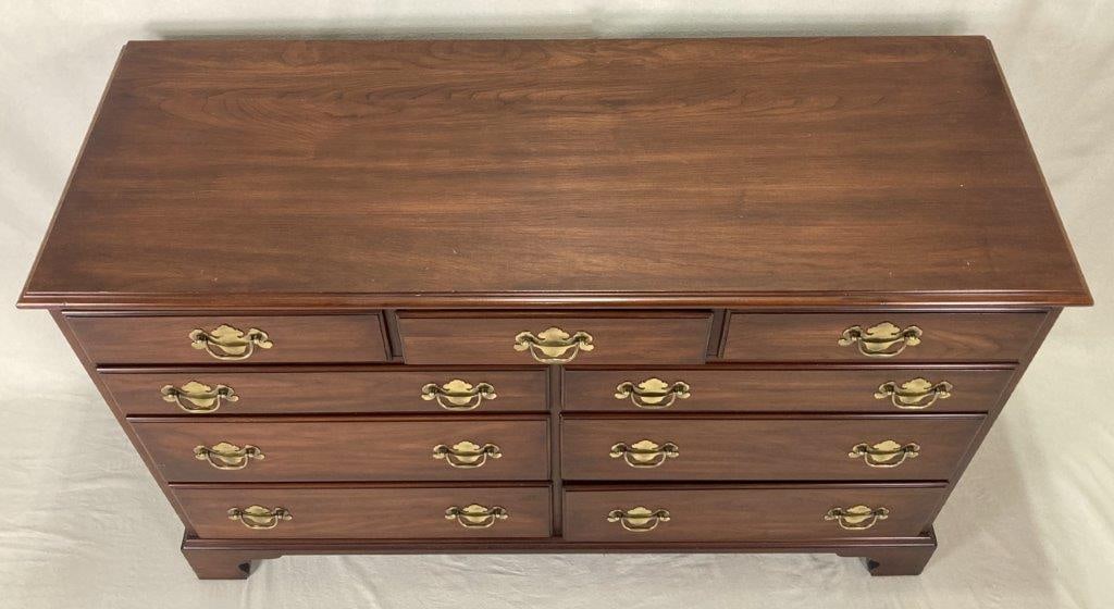 Henkel Harris Chippendale Nine Drawer Chest - 2
