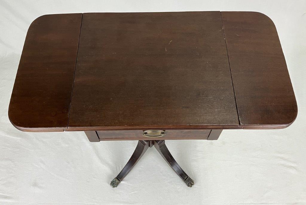 Mahogany One Drawer Stand - 2