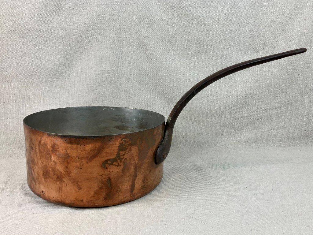 Early 20th-Century Antique Copper Cooking Pots - 2