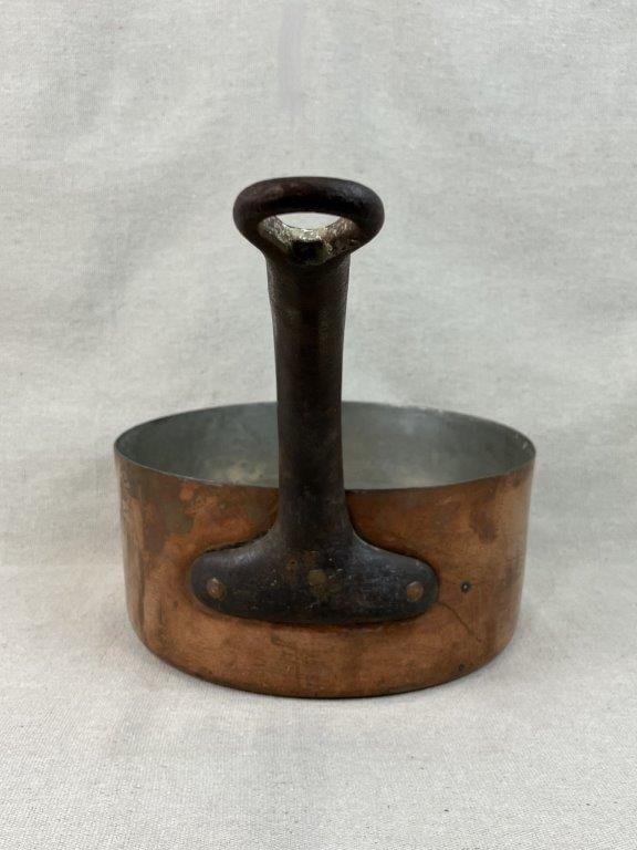 Early 20th-Century Antique Copper Cooking Pots - 3