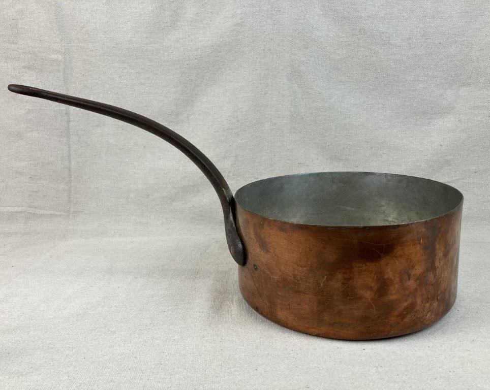 Early 20th-Century Antique Copper Cooking Pots - 4