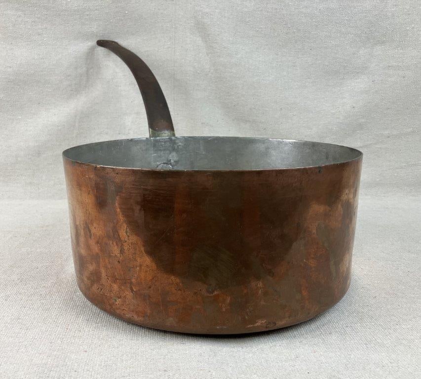 Early 20th-Century Antique Copper Cooking Pots - 5