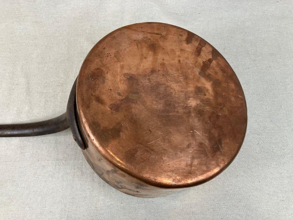 Early 20th-Century Antique Copper Cooking Pots - 7