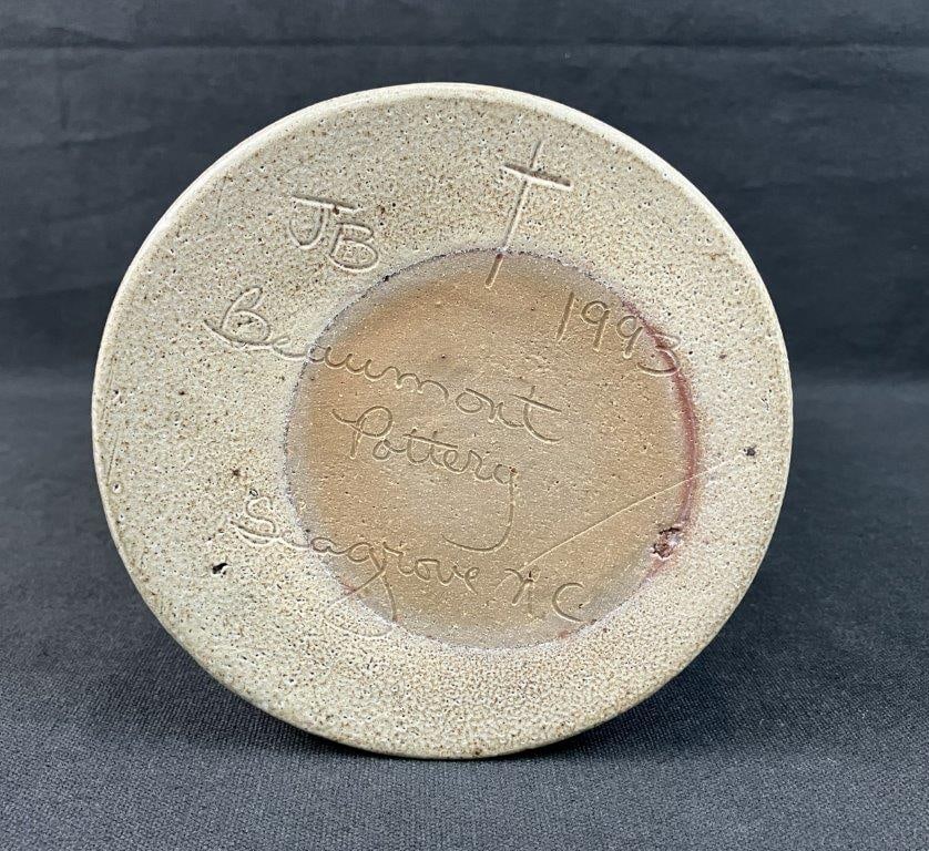 Beaumont Pottery Salt Glaze Stoneware Jar - 7