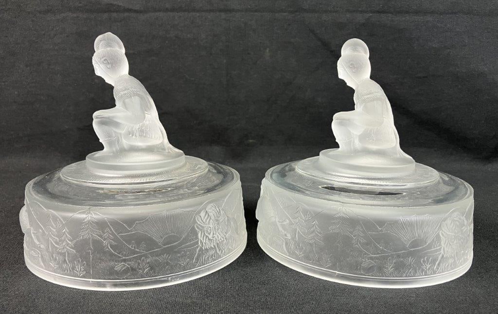 L.G. Wright Westward Ho Compote Covers - 5