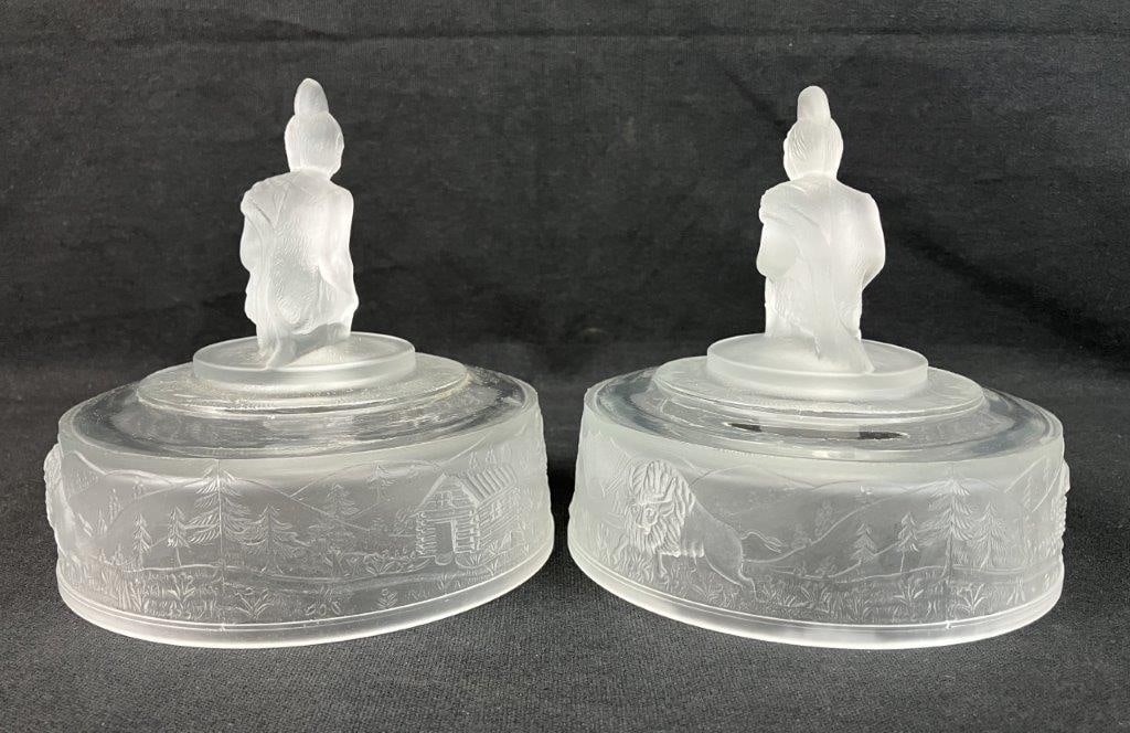 L.G. Wright Westward Ho Compote Covers - 6
