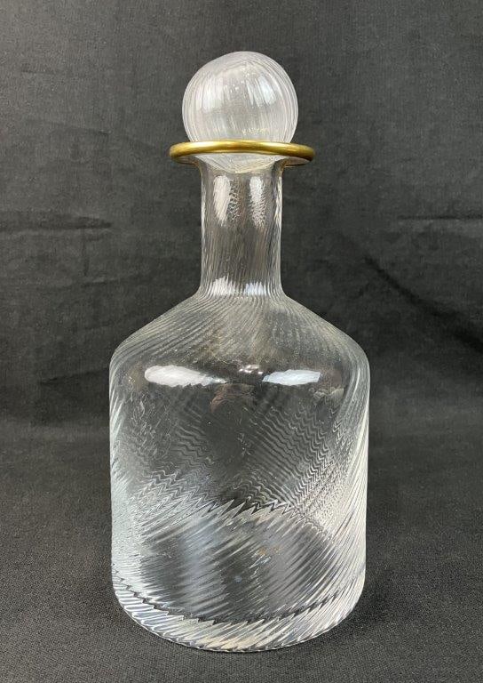 Murano Art Glass Decanter - 2