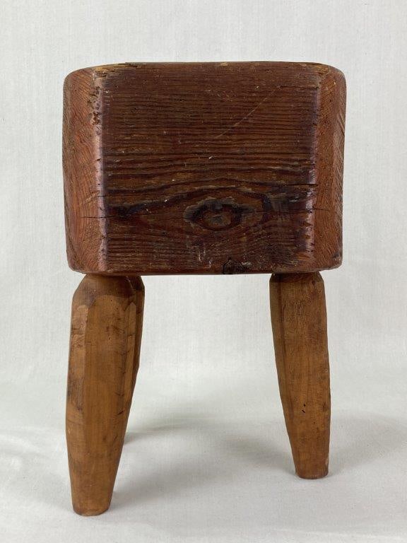 Primitive Country Stool - 4