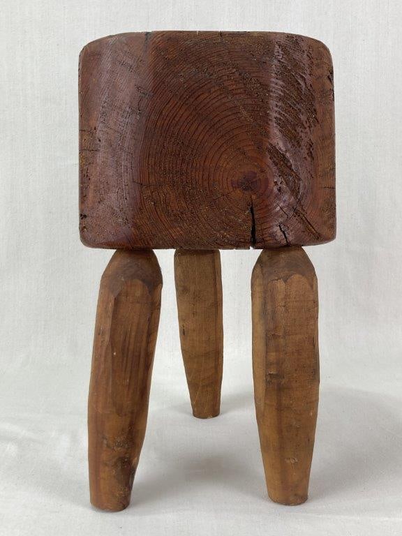 Primitive Country Stool - 5