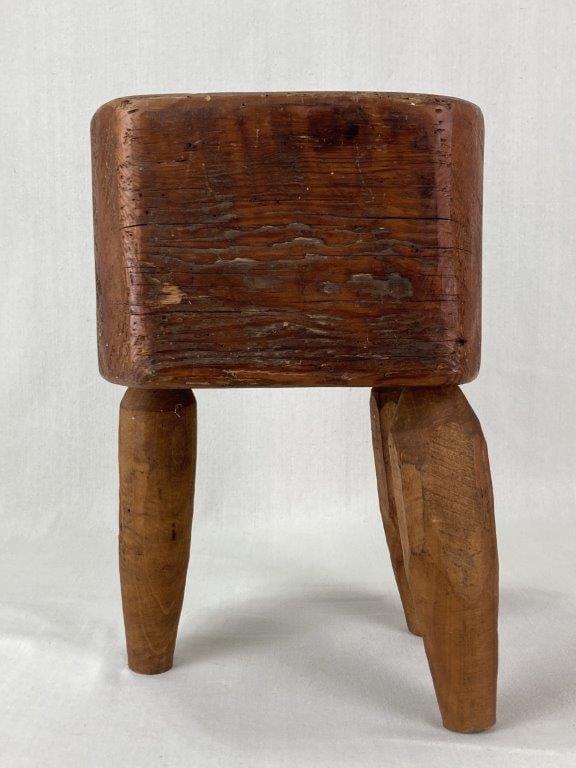Primitive Country Stool - 6