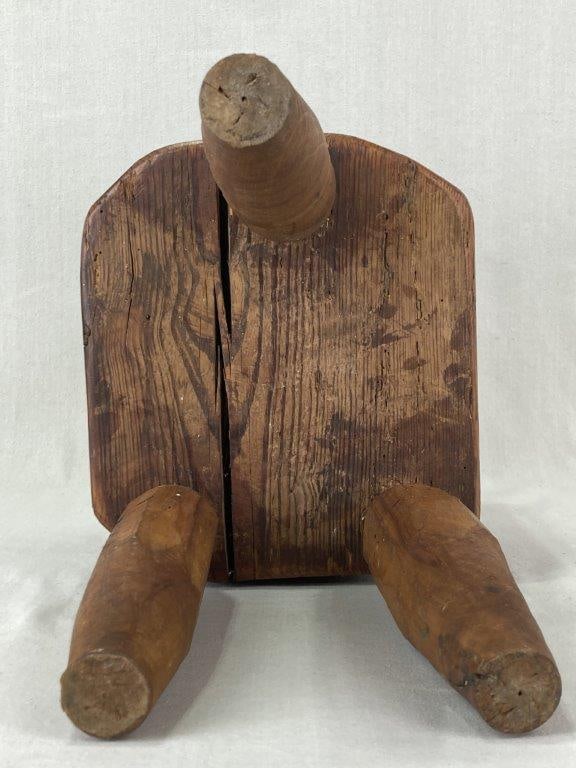 Primitive Country Stool - 7