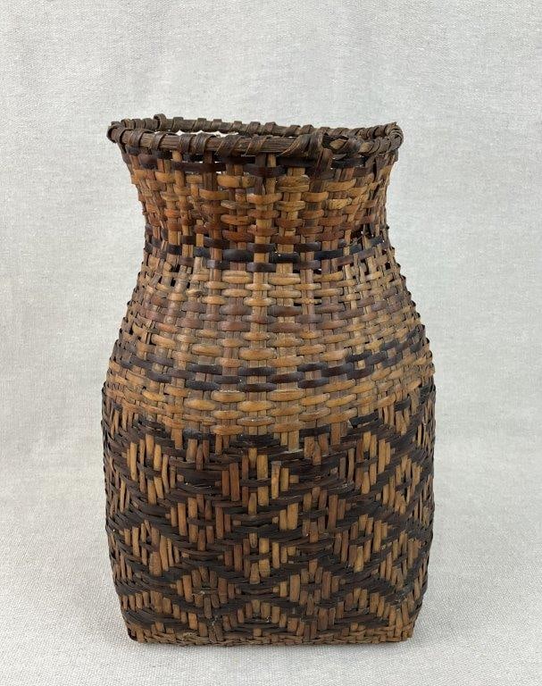 Cherokee Rivercane Burden Basket (1 of 8)