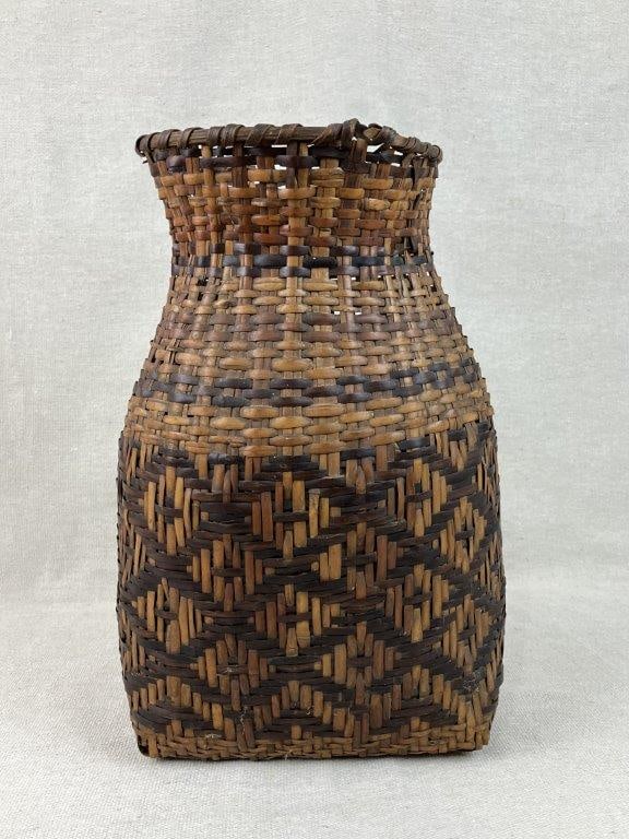 Cherokee Rivercane Burden Basket - 2
