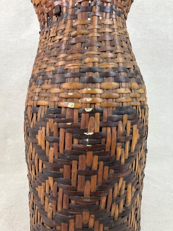 Cherokee Rivercane Burden Basket - 4