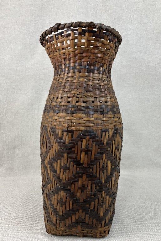 Cherokee Rivercane Burden Basket - 6