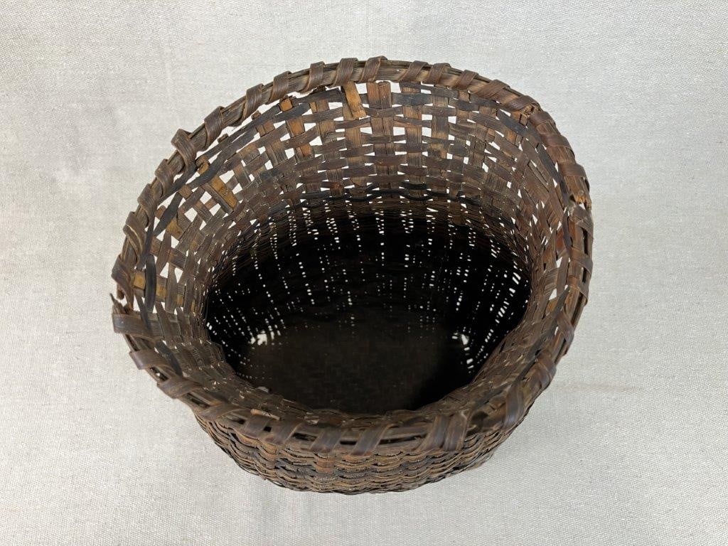 Cherokee Rivercane Burden Basket - 7