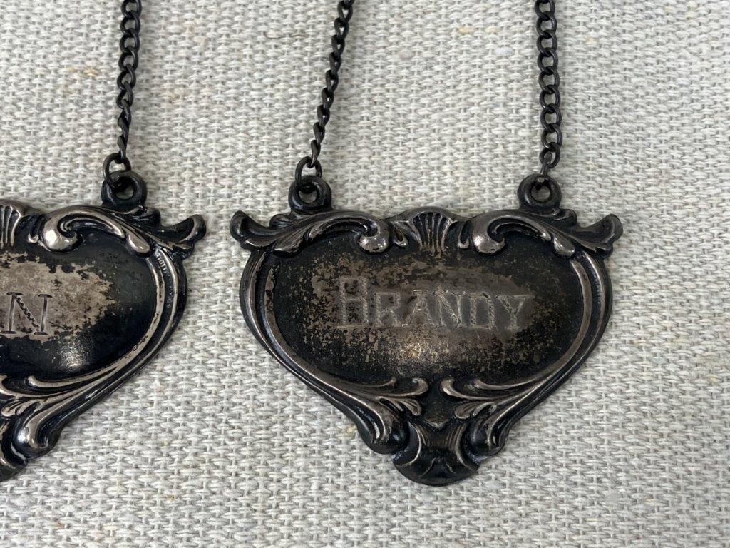Trio of Sterling Silver Drink Tags - 4