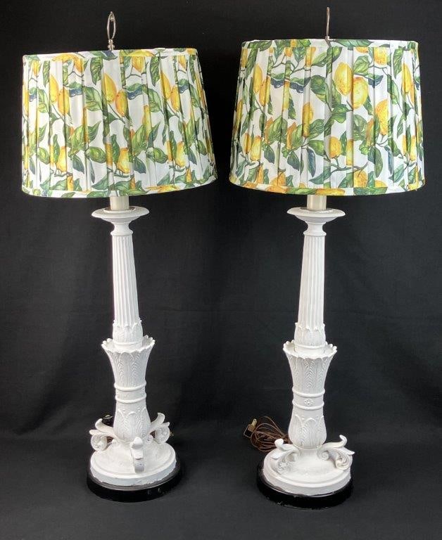 Pair of Neoclassical Lamps - 2