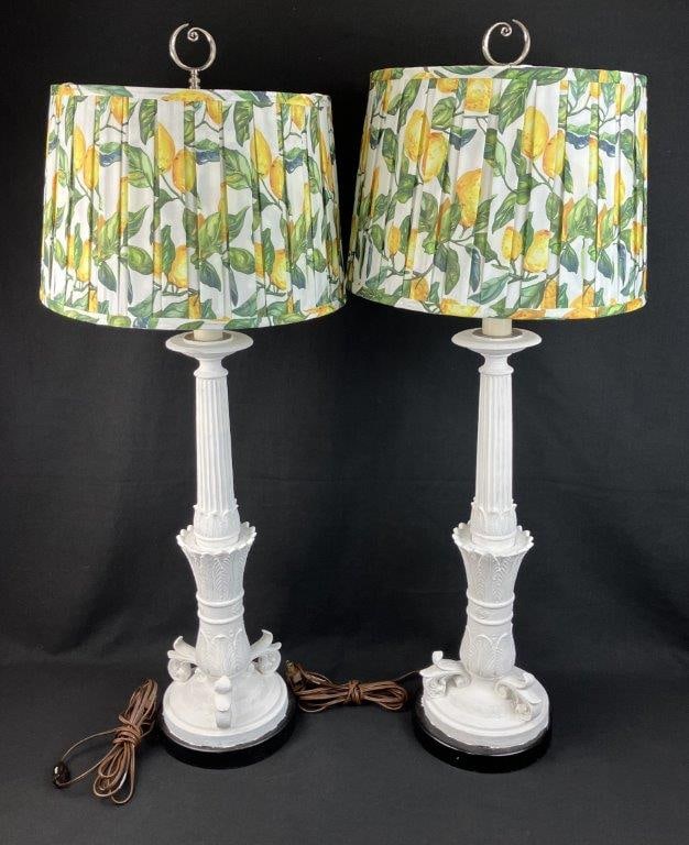Pair of Neoclassical Lamps - 5