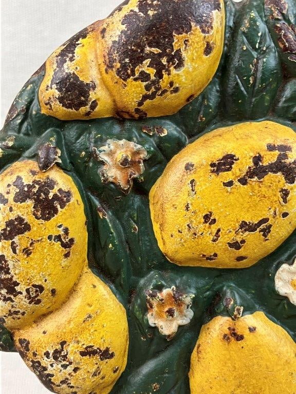 Cast Iron Lemon Tree Doorstop - 3