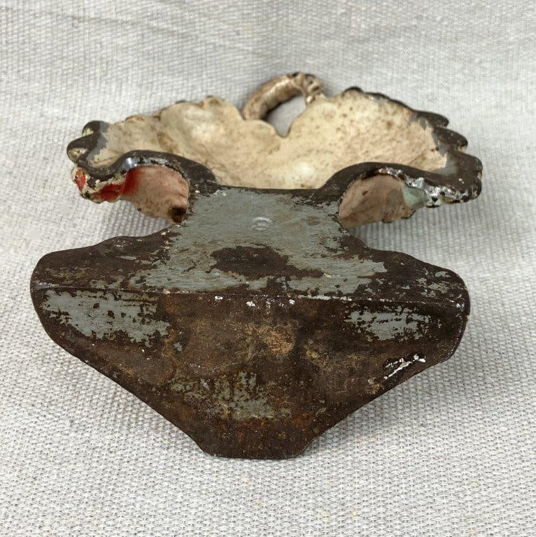 Hubley Cast Iron Basket of Roses Doorstop - 5