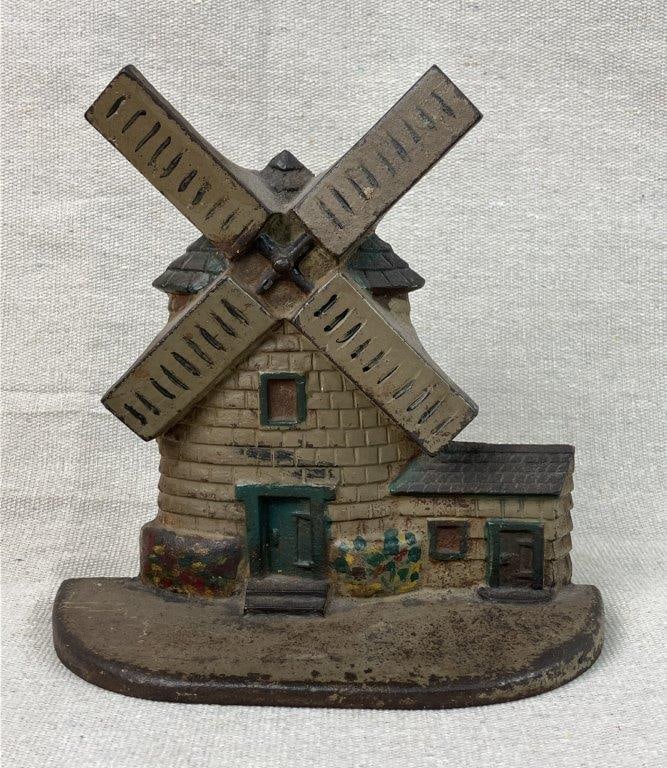 Cast Iron Windmill Doorstop - 2