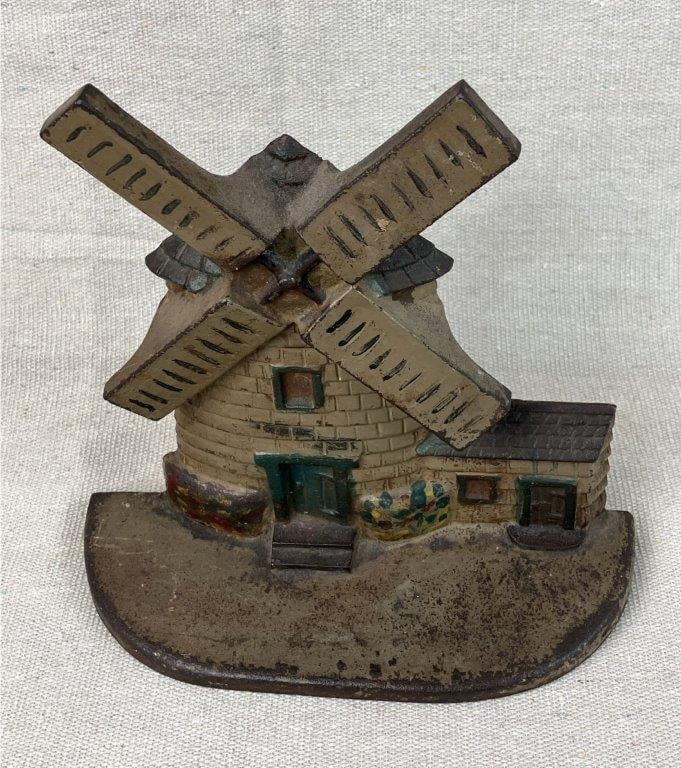 Cast Iron Windmill Doorstop - 3