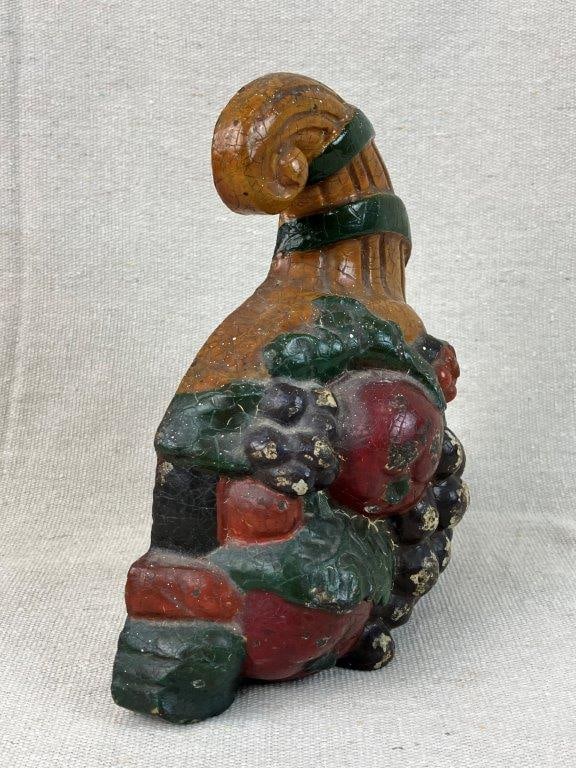 Hubley Cast Iron Cornucopia Doorstop - 5
